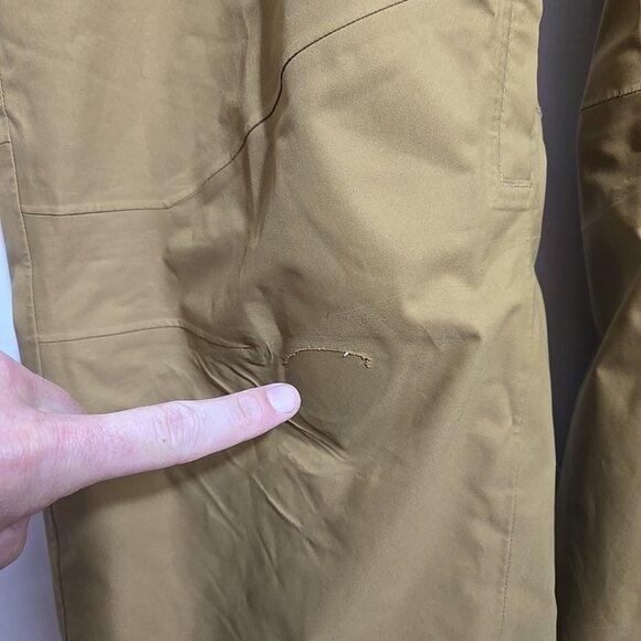 REPAIRED Patagonia Snowshot Pants Men Size Large H2no Vented Snowboard Ski Recco - Picture 4 of 12